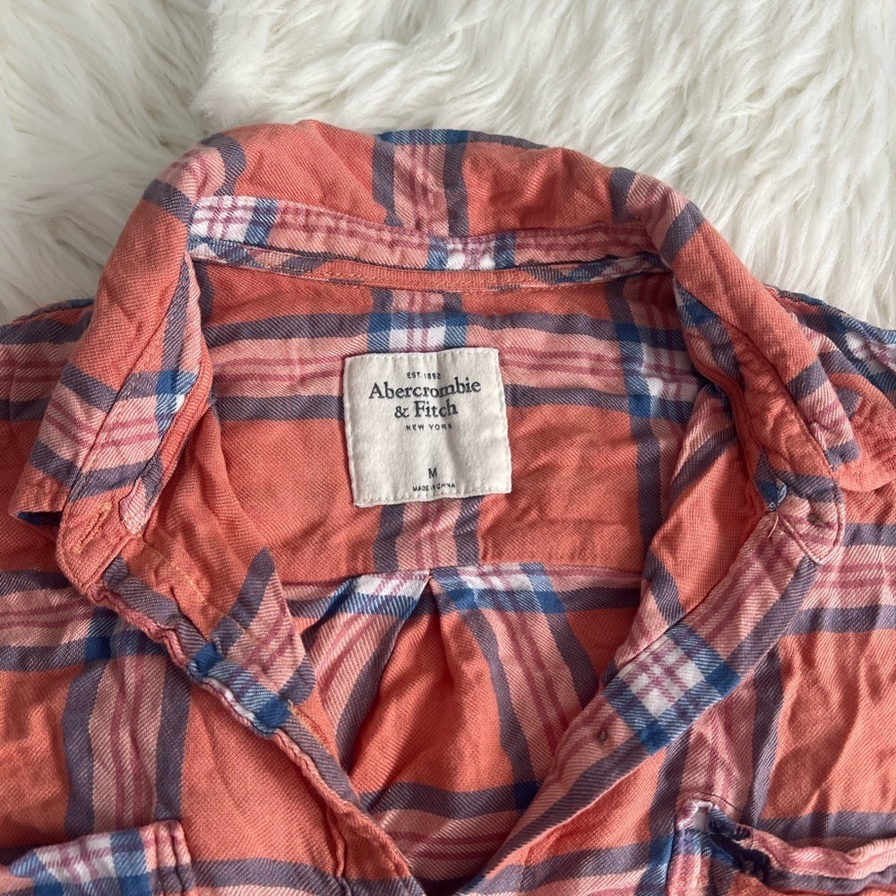 Abercrombie and Fitch Plaid Button Up - Picture 3 of 5